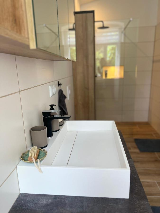 Ferienwohnung Villa Einetal Aschersleben Exterior foto